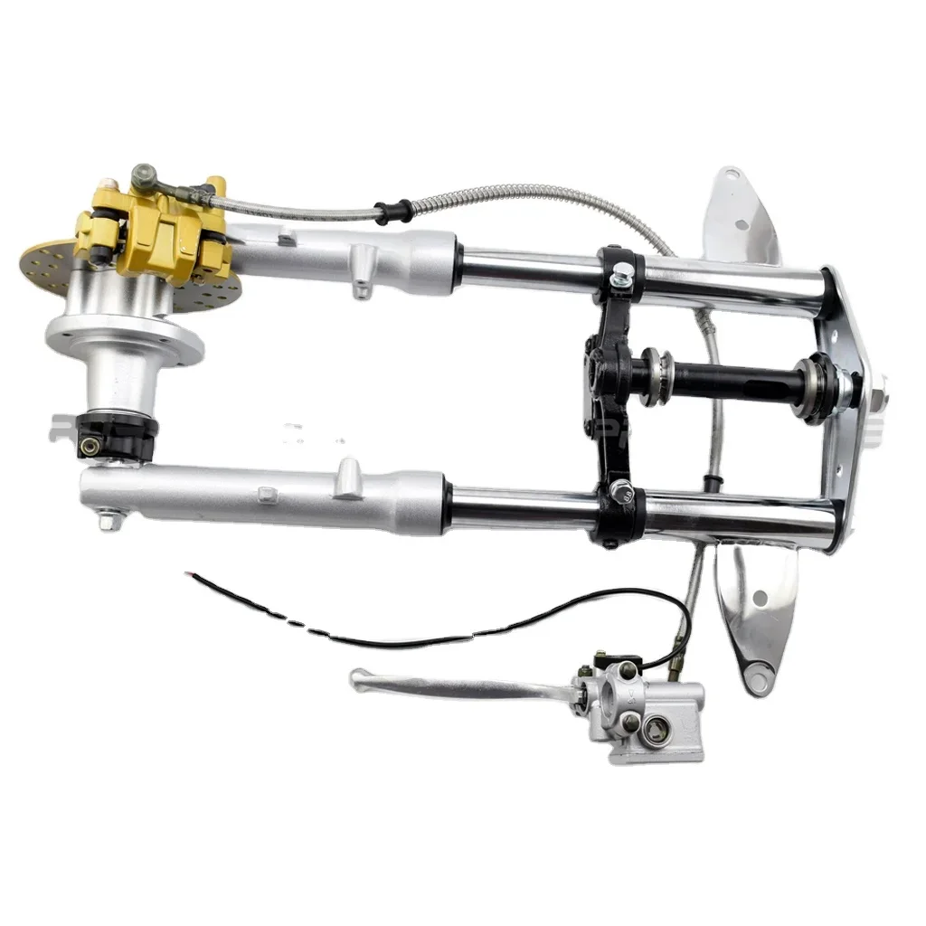 

Motorcycle front fork with brake caliper disc assembly for Honda Monkey bike Z50 accessories spare parts