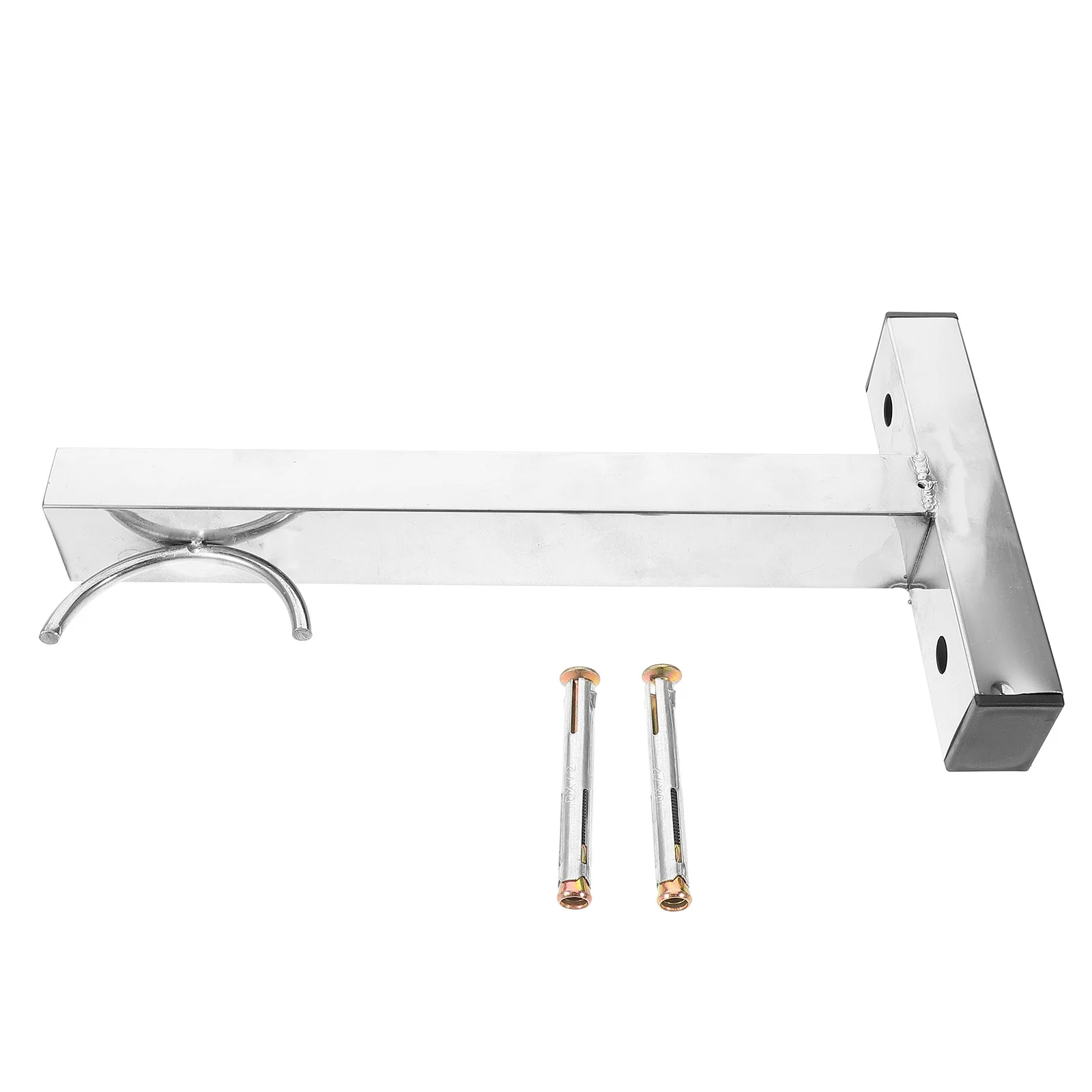 

1pcs Stainless Steel Clothes Pole Bracket Wall Mounted Flange Base For Closet Balcony Drying Rack Heavy Duty Rod Support Shelf