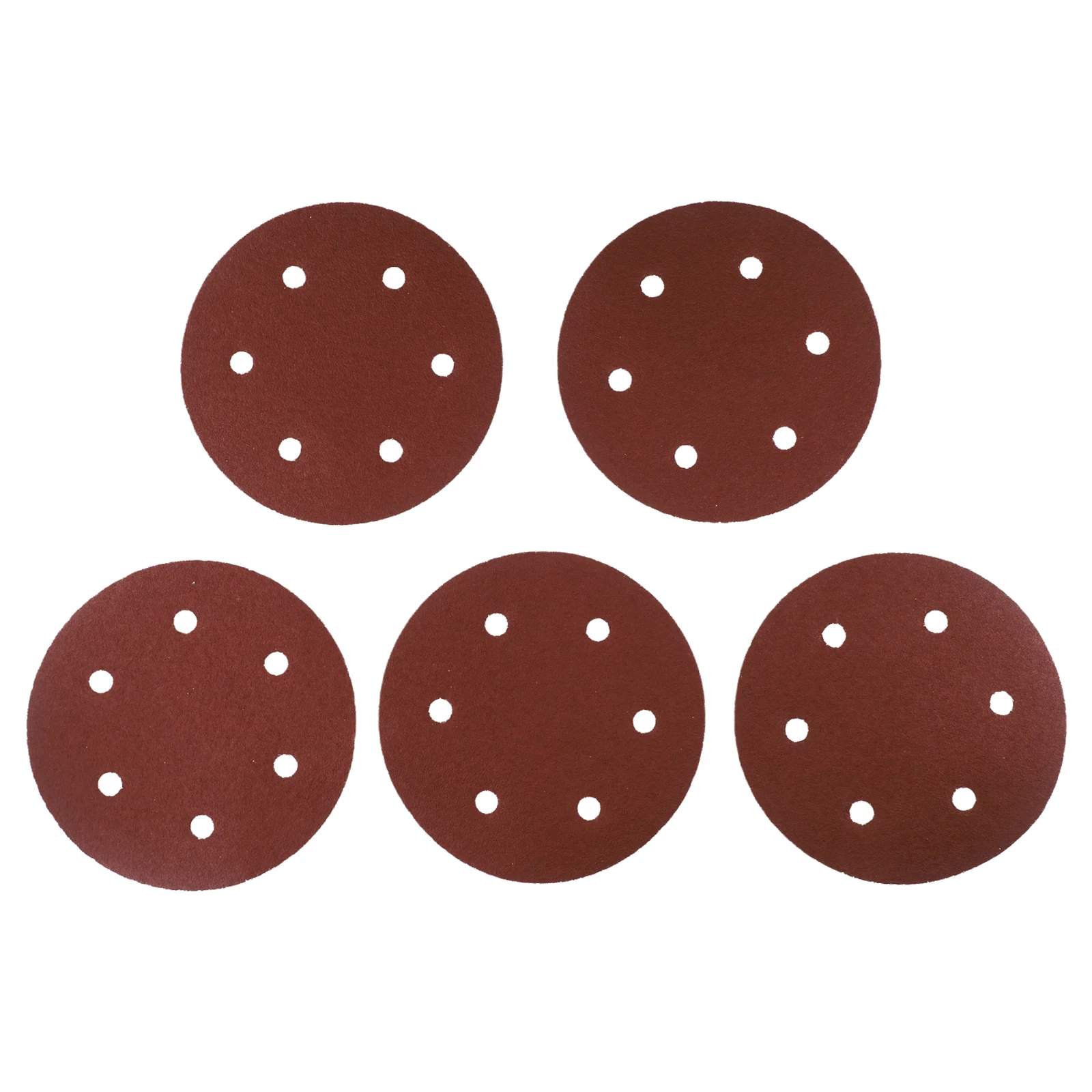 

5pcs 225mm Sandpaper 6 Hole Sanding Paper 40-2000grit Electric Wall Polisher Accessories Sanding Discs Sandpaper Abrasive