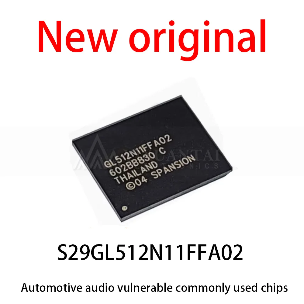 

(10-50Piece) 100% New original S29GL512N11FFA02 GL512N11FFA02 GL512N11FF BGA Automotive audio vulnerable commonly used chipsNew