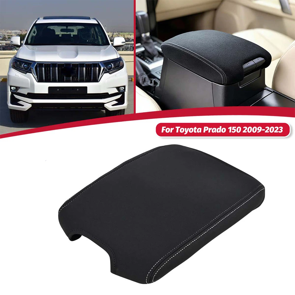Car Center Armrest Cover Waterproof Easy Clean Dust-Proof Interior Accessory For Toyota Prado 150 2009 2010 2011 2012 2013-2023