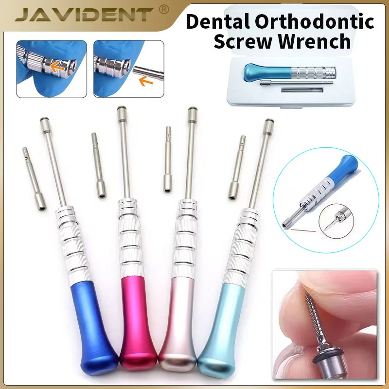Dental Orthodontic Implant Screwdriver Micro Screw Driver Handle Mini Implant Tool 1pcs  Titanium Metal Wrench Matching Material