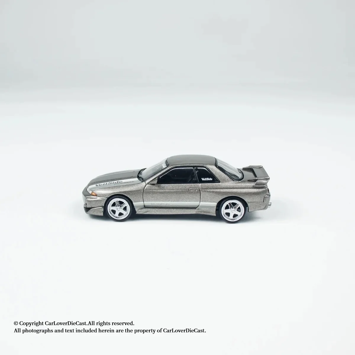 Em estoque minigt 971 1:64 nissan skyline GT-R r32 véu de combate C-I véu combate cinza diecast diorama modelo coleção brinquedos