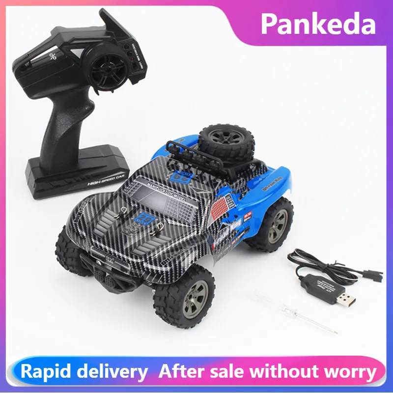 KY-1885B 1:18 18KM/H 4WD RC Car With LED Remote Control Car High Speed Drift Monster Truck for 4x4 Truck Toy for Adults Kid gift