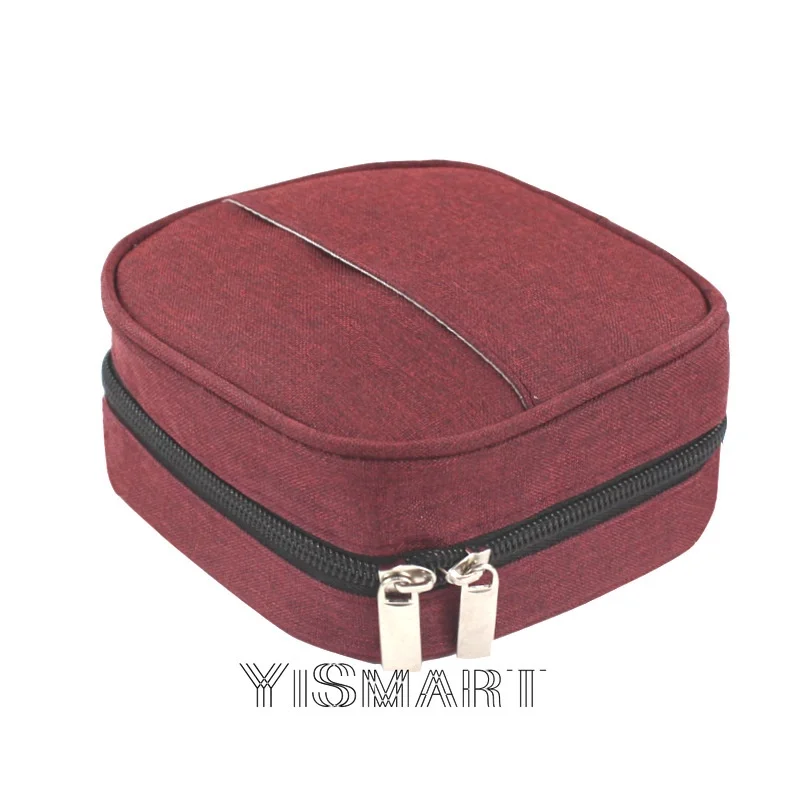 Laptop Power Supply Adapter Organizer Case Travel Carrying Mouse Case Electronic Accessories Storage Bag for MacBook