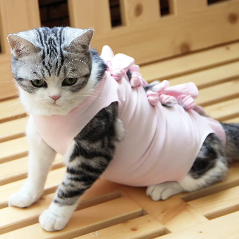 Ropa Cómoda para Mascotas, para la Recuperación de Cirugía de Gatos, Traje Anti-Lamido Post-Operación para Perros, Accesorios para Mascotas