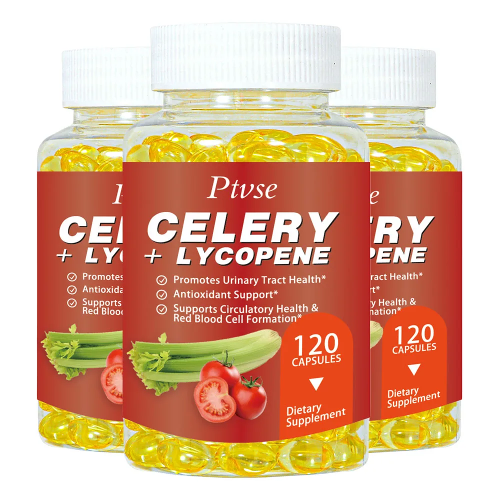 

Celery Seed and Lycopene Capsule Adult Joint Dietary Supplement Reduce Uric Acid Promote Urination Relax Joints