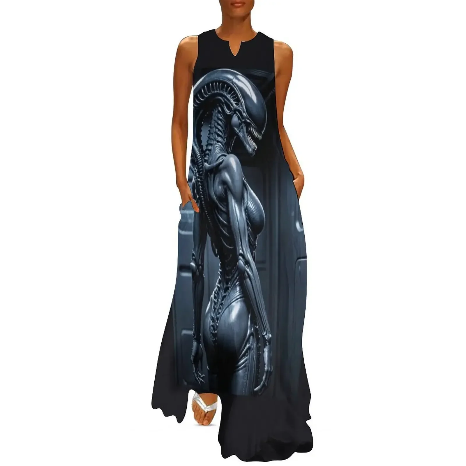 

The Xenomorph Beauty Long Dress Dance dresses sexy short dresses daring Long dress elegant dresses plus sizes Dress