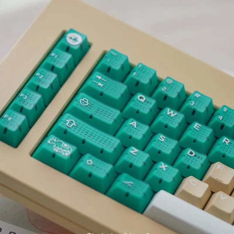Imagem -04 - Abs Secundário Moldagem Keycaps Acessórios Teclado Mecânico Salt Lake Theme Perfil Cereja Jogo 180 Chave Presentes