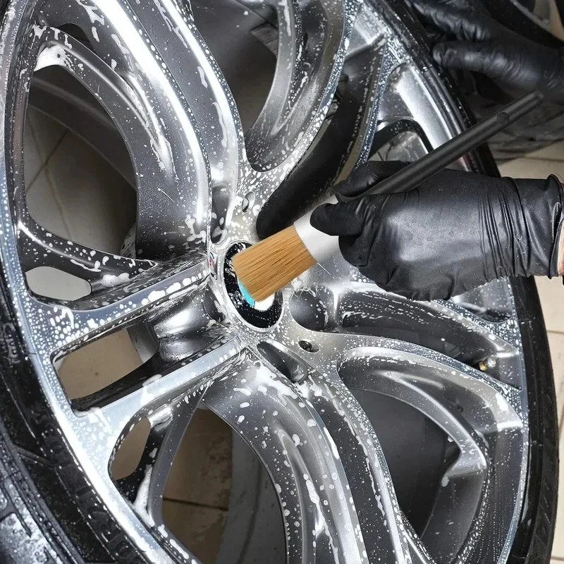 

Motorcycle Wheel Washing Brush Interior Crevice Details Cleaning Soft Brush Car Cleaning Tool