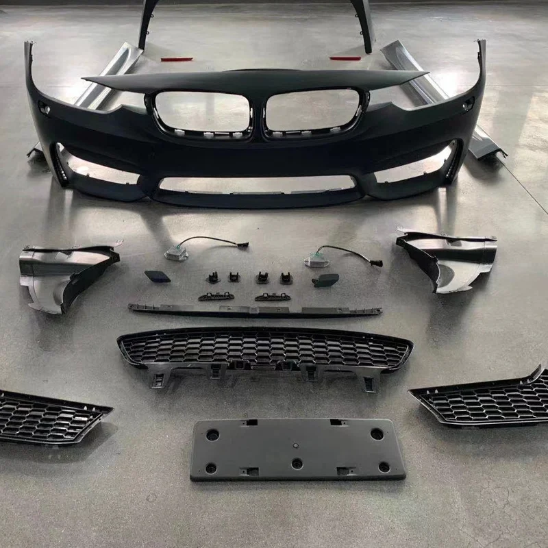 High Quality 3 Series F30 F35 M3 Style Upgrade Body Kit Front Rear Bumper Assembly Auto Exterior Replacement Accessories