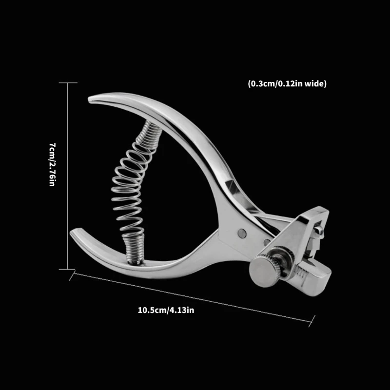  3mm Heavy Duty Hole Puncher Pliers For Sealing Bag and Leatherworking Project