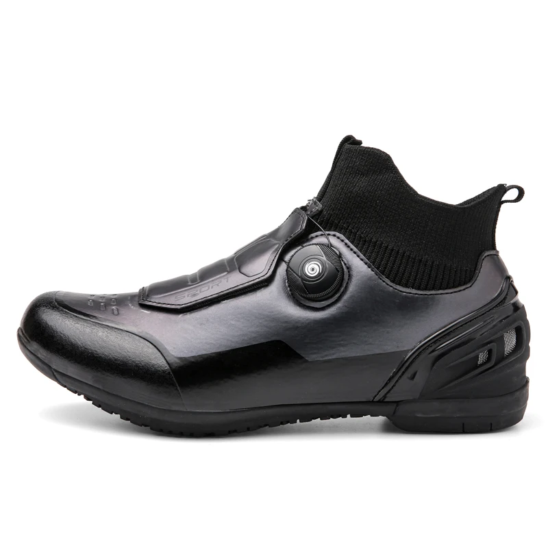 New High Top Motorcycle Shoes For Men And Women, Outdoor Sports And Leisure Motorcycle Shoes For Couples, And Cycling Shoes With