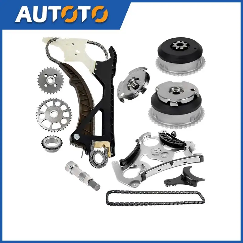 

1set Car Engine Timing Chain Kit Fit For BMW 330 335 X3 X5 N51 N52 N55 Car Engine Repair Replace Parts