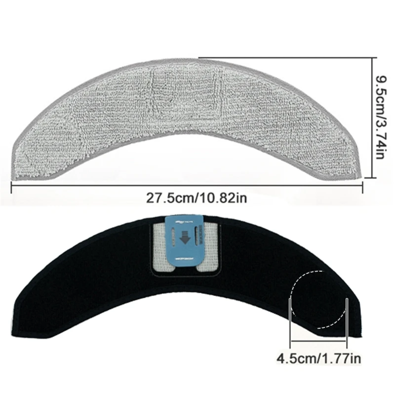 4/6/8 unidades aspirador pó robô pano limpeza seco úmido para j7/j7+/j9+