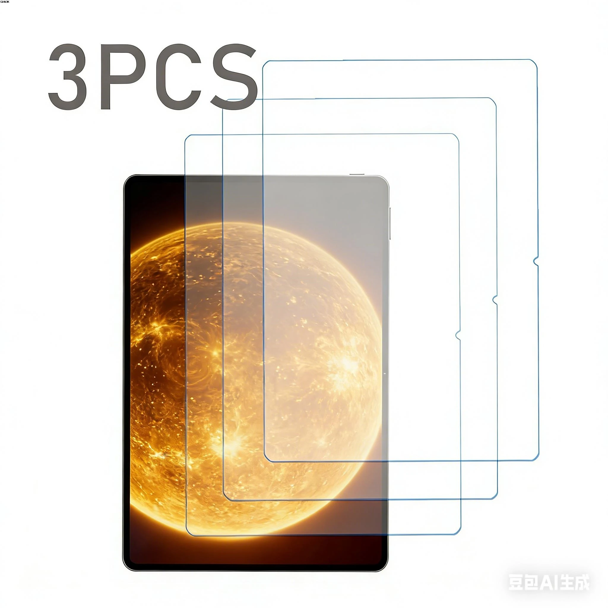 

3-pack Glass screen protector for Honor Magic pad 4 12.3'' 2026 Pad tab tablet protective film