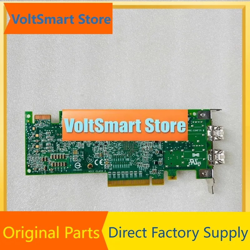 VoltSParts For  Emulex LPE16002B-M6 16Gb PCIe Dual HBA Fibre Channel Card LPE16000