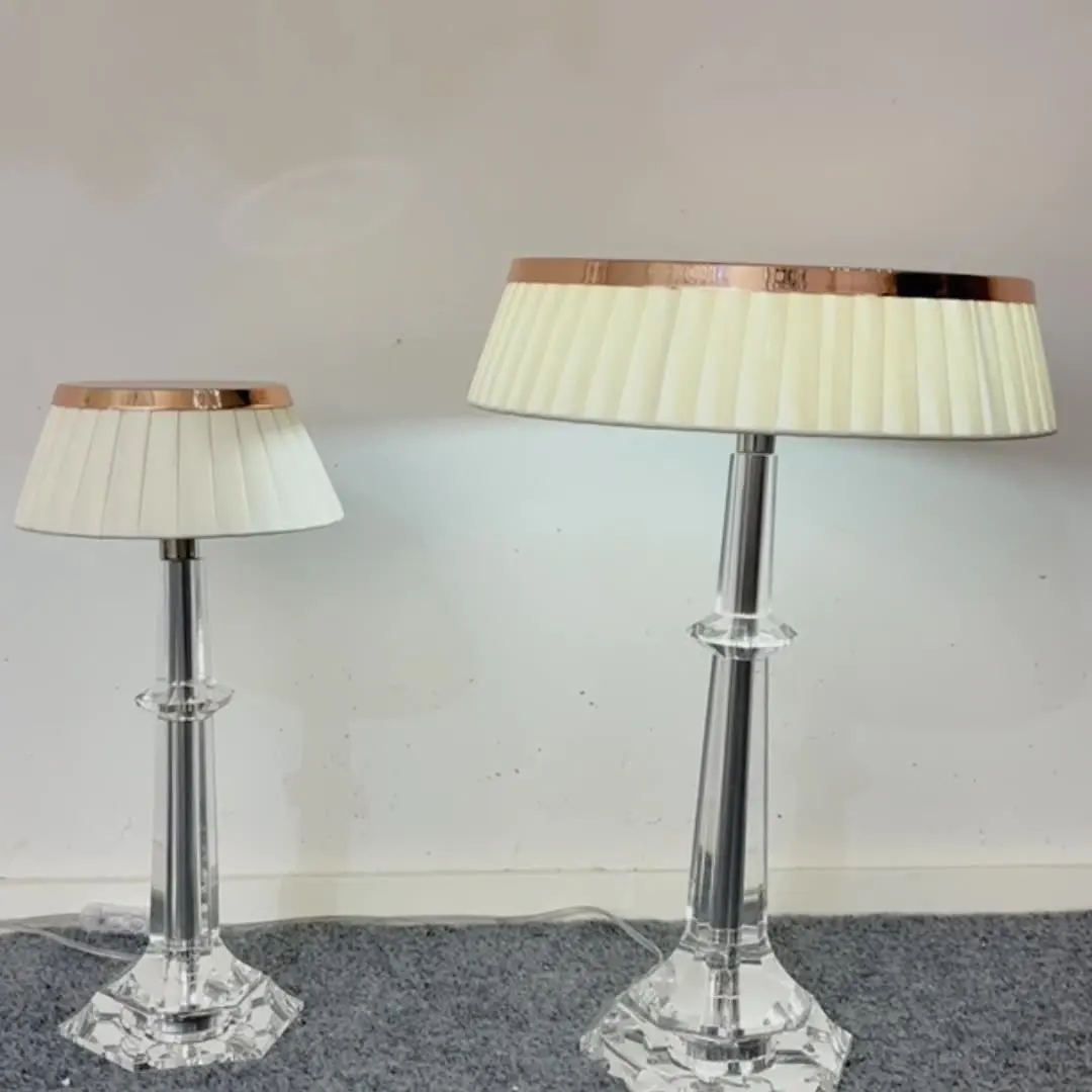 LED Kristallen Bureaulamp Eenvoudige Slaapkamer Bedlampje Warme Moderne Woonkamer Studie Decoratieve kamer decor