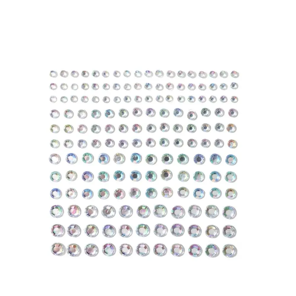

Adhesive Makeup Rhinestone Stickers Glitter Mask 3D Crystal Crystal Gems Tattoo Pearl Self Adhesive Face Jewels Decoration Stage