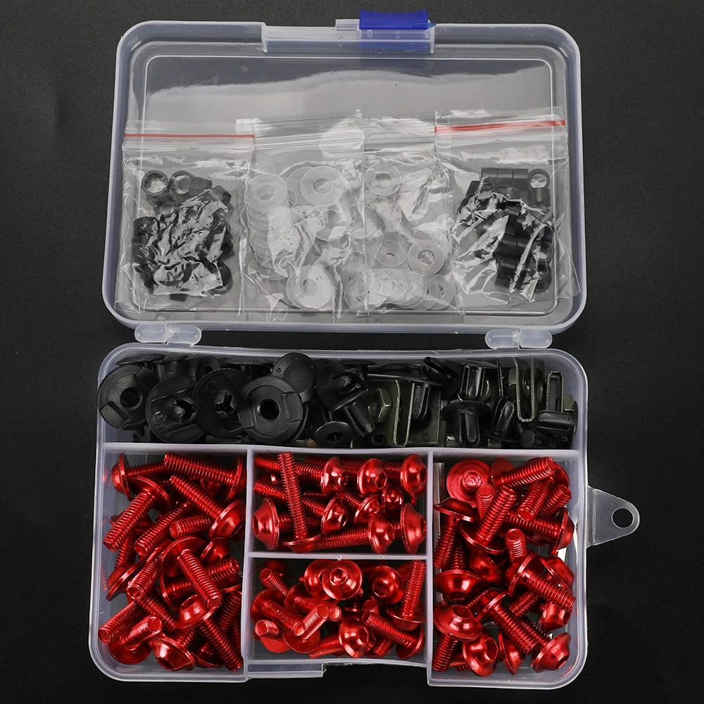 

Box Screws Aluminum Windscreen Screws Colorful Fasteners Screws Set For APRILIA TUONO V4R TUONO V4 1000R 1100RR FactoRy TUONOR