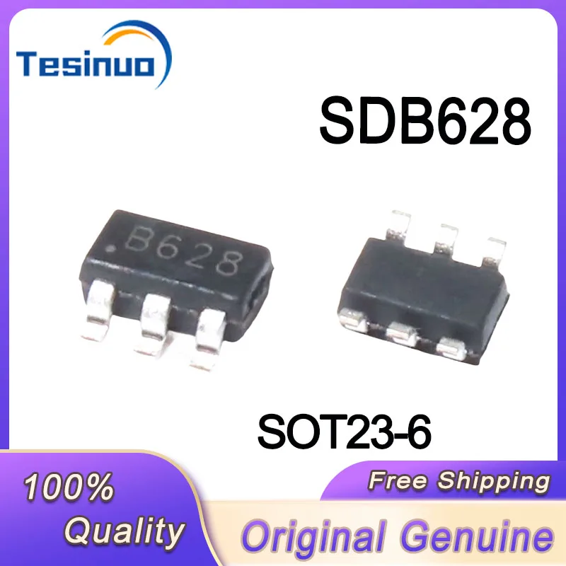 10/PCS New Original SDB628 B628 B6284 SOT23-6 Boost current chip In Stock