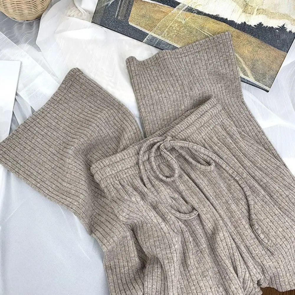 لينة فضفاضة فتاة مستقيم الساق السراويل الرباط مطاطا المراهقين سراويل تقليدية السراويل عالية الخصر الأطفال بنطال ذو قصة أرجل واسعة في الهواء الطلق