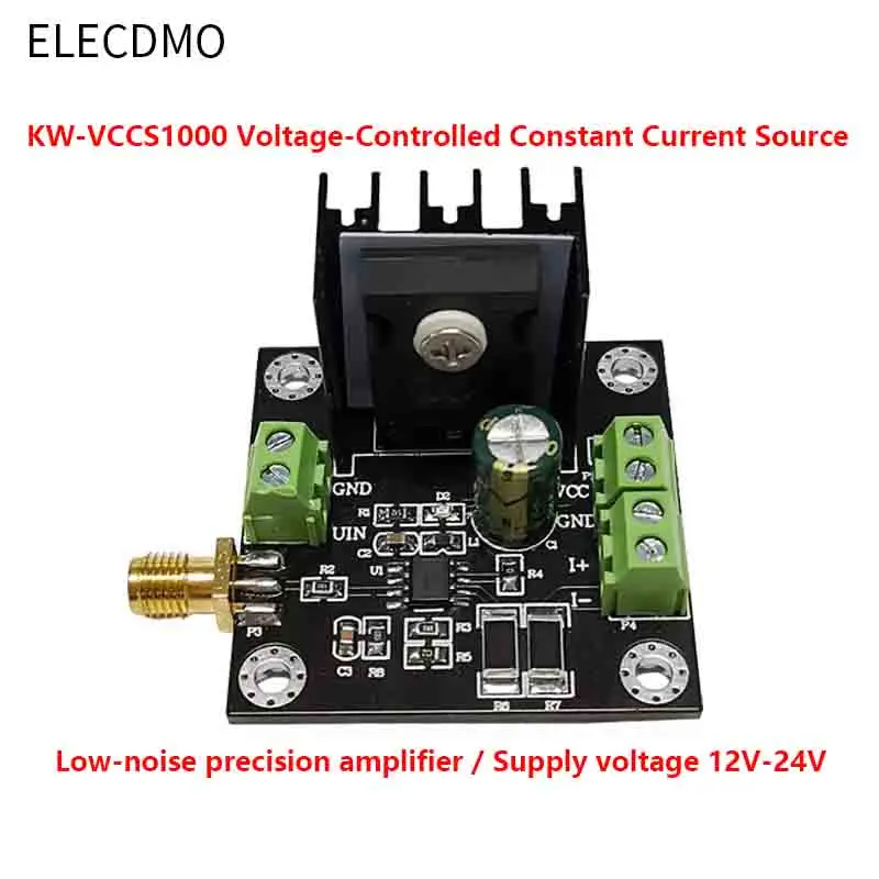 VCCS High Power Constant Current Source Module, High Linearity LD LED Driver, Electrical to Optical Conversion Board DIY Module