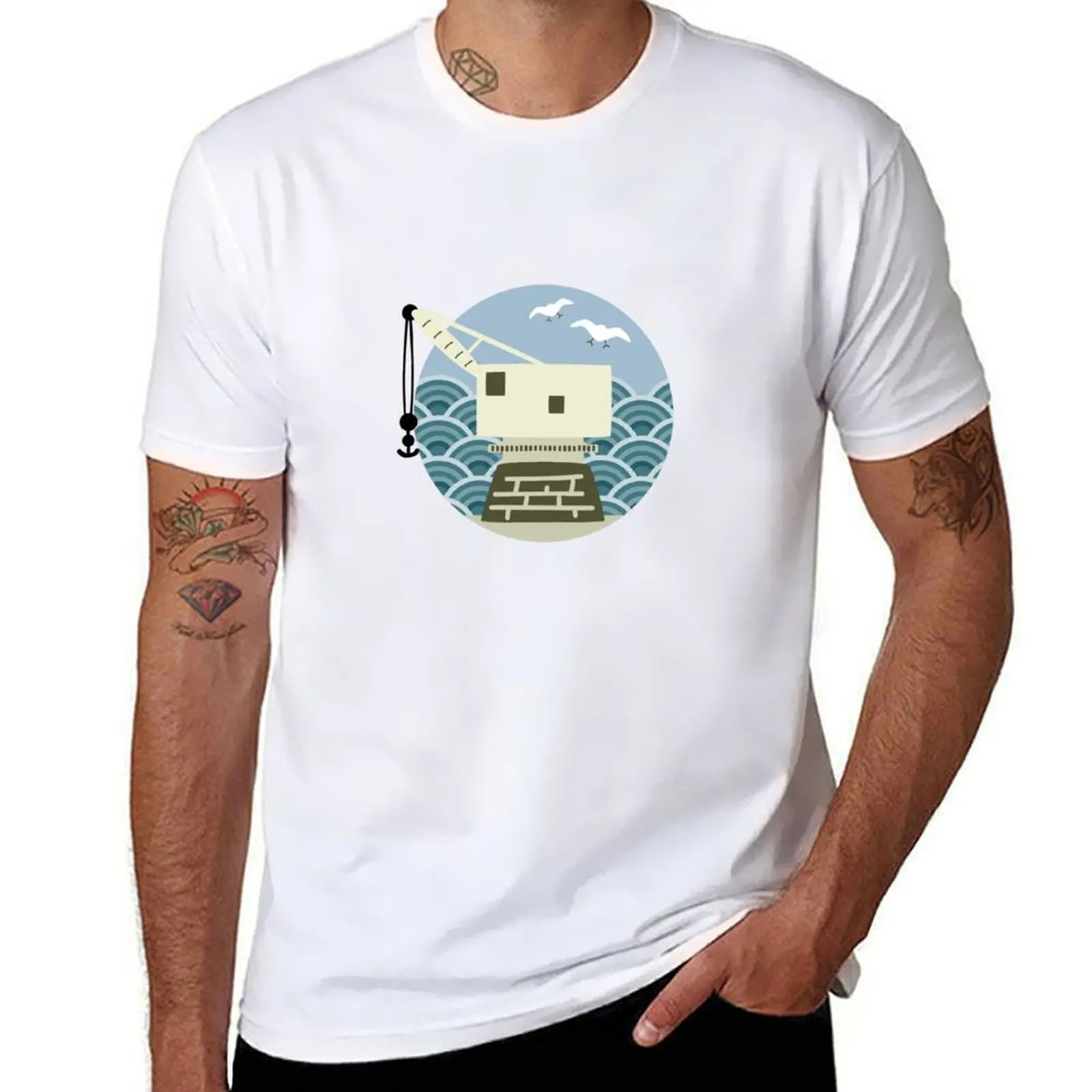 

Crane T-Shirt man t shirt luxury printed t shirts for man T-Shirt