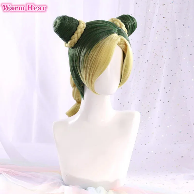 

A2025 New Anime JoJos Bizarre Adventure Kujo Jolin Cosplay Wig Jolyne Cujoh JOJO Short Heat Resistant Synthetic Hair Pa ★ HAxiba