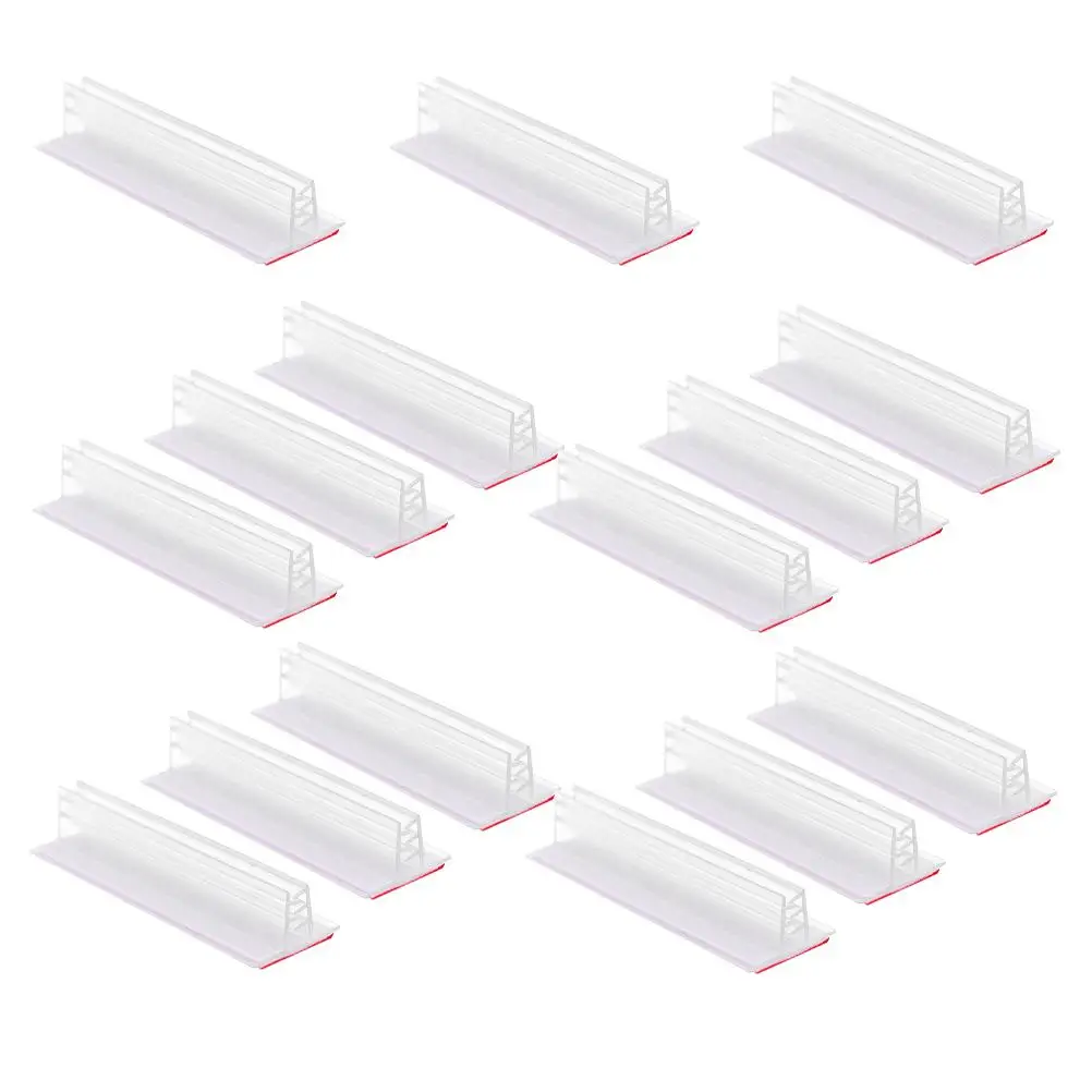 

15 шт. рекламная папка для карточек, дисплей для фотографий, самоклеящийся держатель для знаков, подставка из ПВХ, аксессуары для супермаркетов, настольные именные бирки