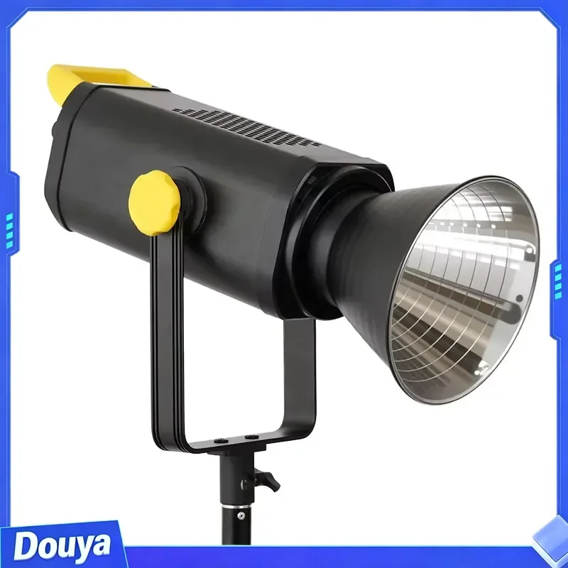 New Design 400W RGB LED Video Light 2700K-6500K CRI 96+ TLCI 97+ Bowens Mount and App Control Remotely Professional Cob Light