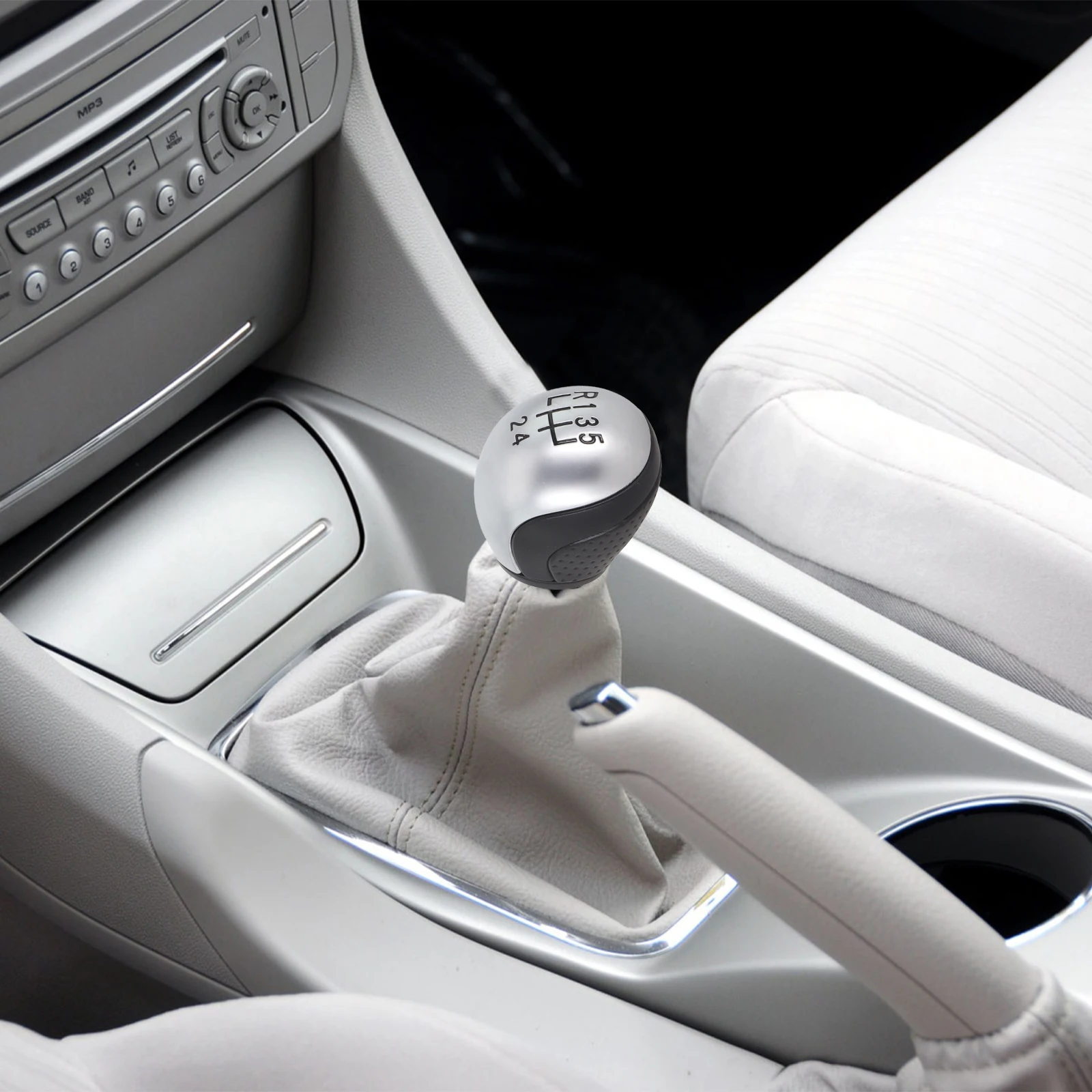 

Обновление салона автомобиля 5, 6-скоростная ручка переключения передач, стильная ручка переключения передач, точно подходит для транспортных средств, элегантный современный дизайн