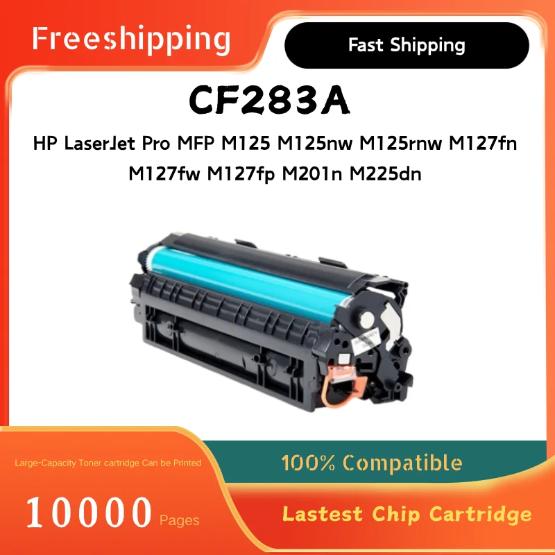 Wintec CF283A 83A Compatible TONER Cartridge for HP LaserJet Pro MFP M125 M125nw M125rnw M127fn M127fw M127fp M201n M225dn