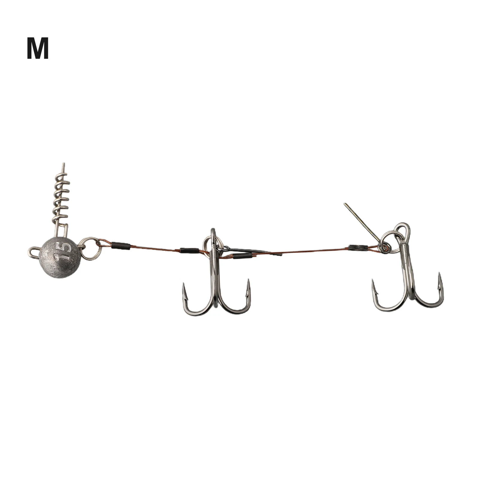 Fishing Stingers Accessories Tools Attachment Treble Center Hook Pin Replacement Rig Set Spare Stainless Steel