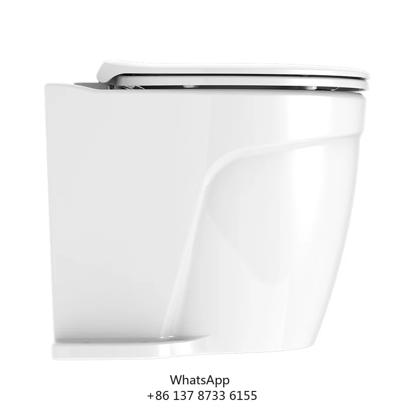 SEAFLO 12V 24V Yacht Toilet RV Sailing Yacht Self-Priming Toilet Marine Accessories Car Ceramic Toilet