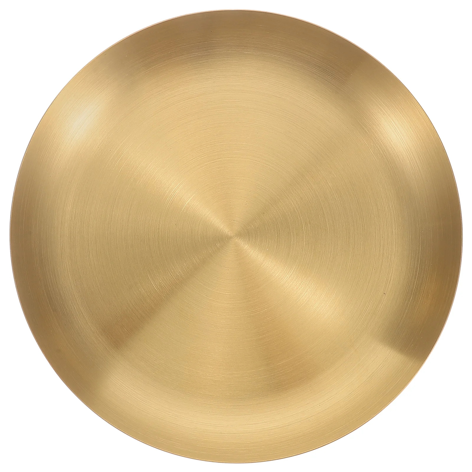 

Stainless Steel Snack Plate 20cm Gold Round Tray Camping Brass Serving Plates Vanity Dish Key Perfume Seasoning Bowl