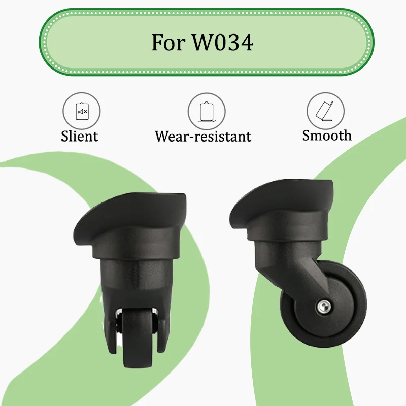 

For W034 Super-Durable Luggage Wheel Set (4-Piece) - Heavy-Duty Load Capacity. Suitable For all Suitcases