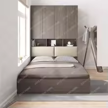 tatami bed cabinet integrated high box storage