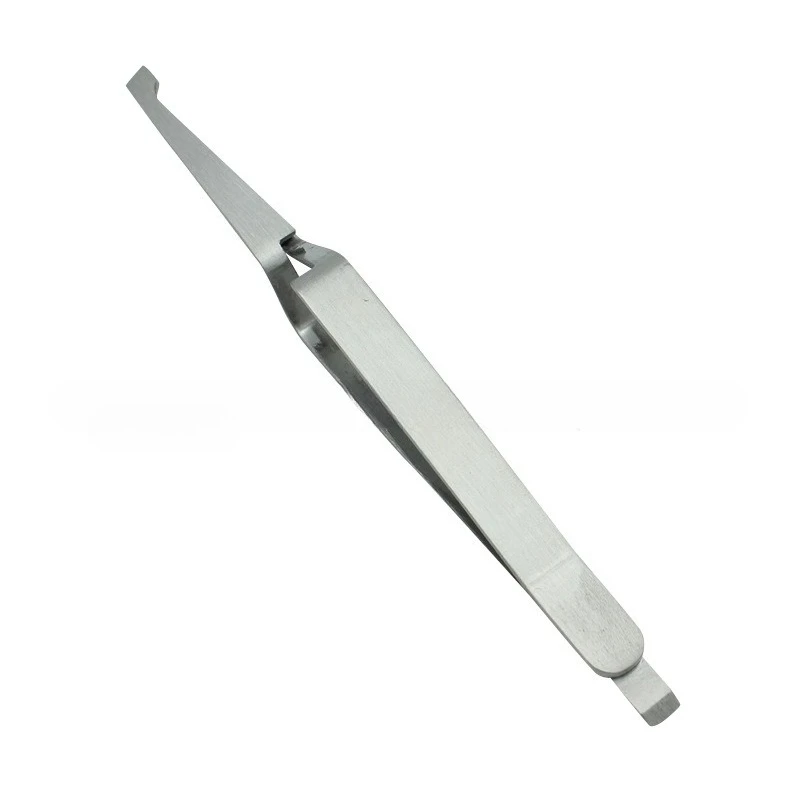 ‌1pc Lab Orthodontic Tweezers for Bracket Placement & Occlusion Paper Stainless Steel Lab Tool s
