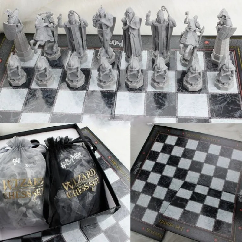 

Wizard Chess Anime Figure Board Game Wizard Chess Action Figure Desk Ornament Customized Children Gifts Kids Toys