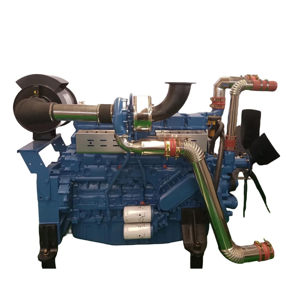 6-cylinder 4-stoke Hi-power Mechanical Pump Engine for Marine Use Inboard Jet Boat