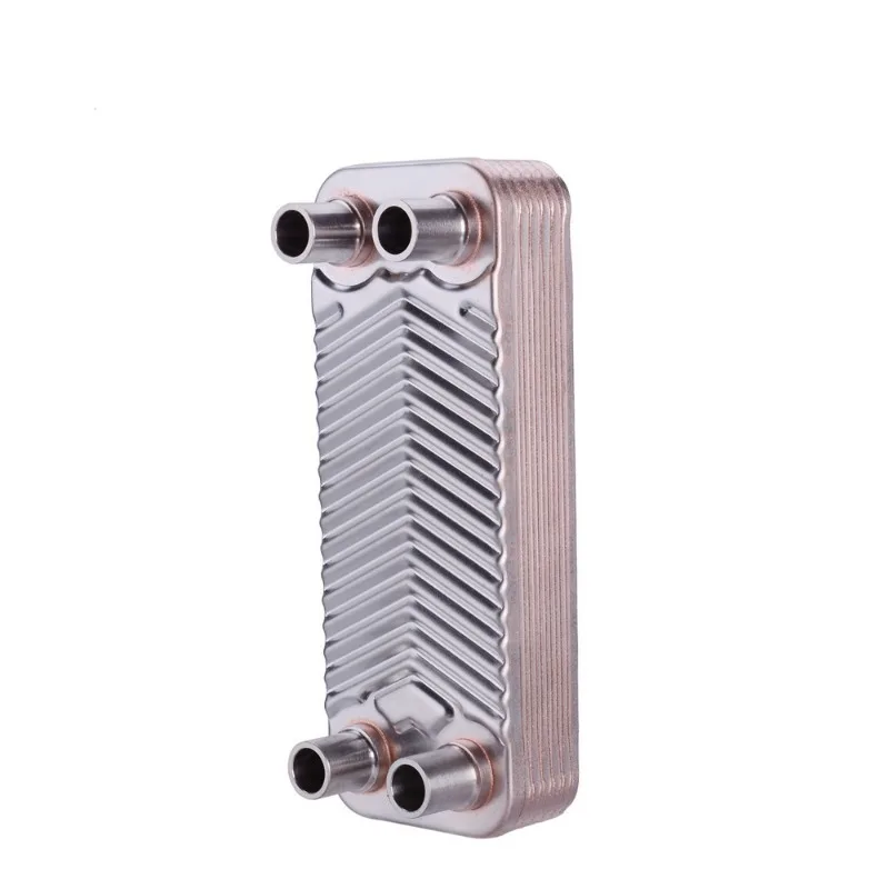 Compact stainless steel evaporative air cooler with brazed plate heat exchanger