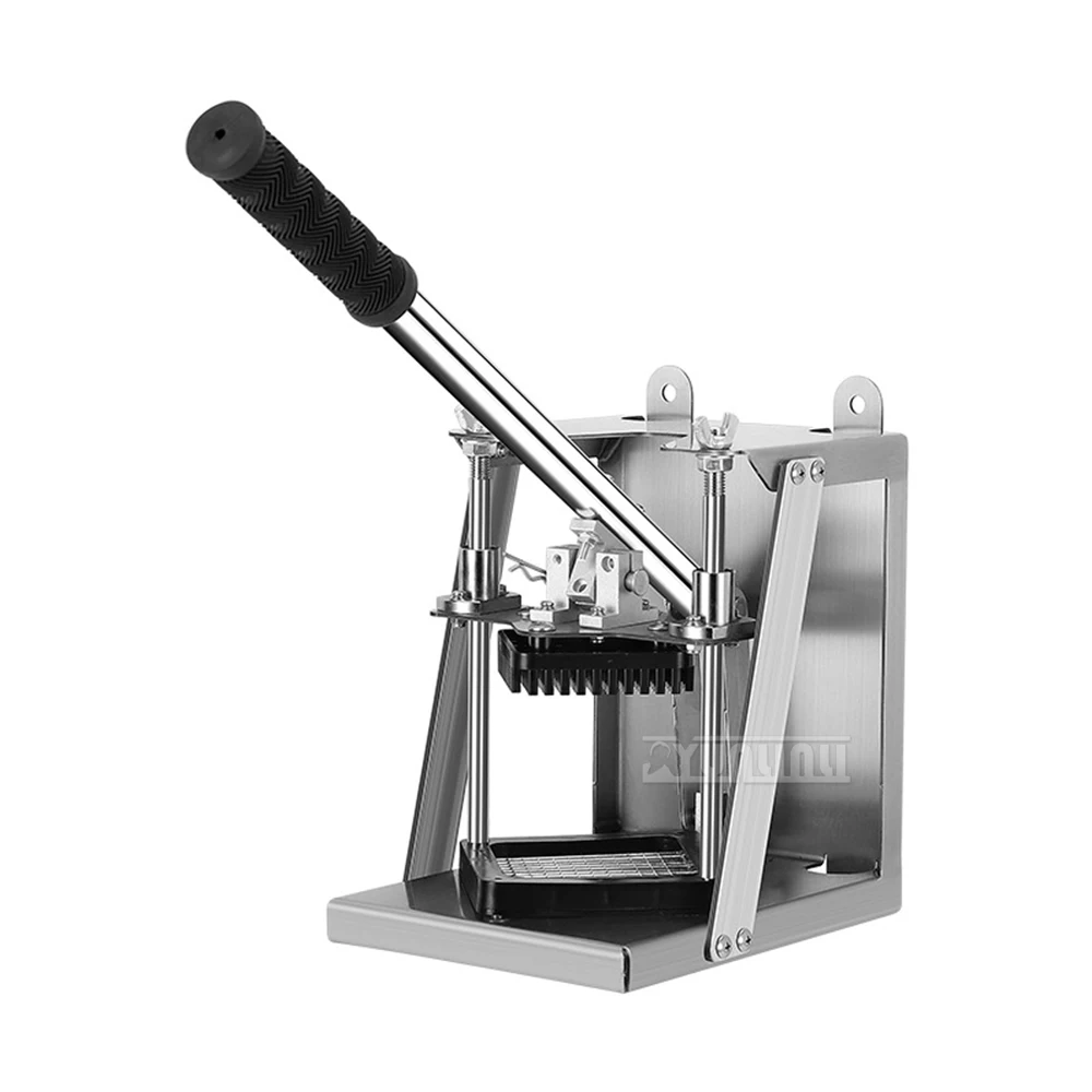 Stainless Steel French Fries Cutter Commercial Manual Potato Strip Cutter Wall Mounted