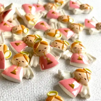 5/10 個 20 毫米迷你樹脂天使擺件,平底小雕像,適用於微景觀、仙女工藝品 DIY 裝飾項目 8 最佳銷售 天使裝飾 - №6