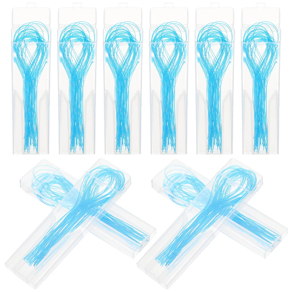 

10 Boxes Floss Threaders for Teeth Brace Bridge Bridge Aid Dental Floss Threaders floss for braces retainer floss threader