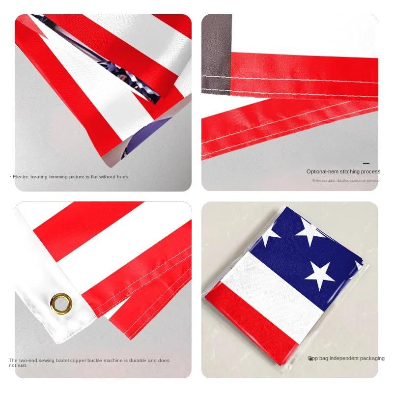 Han Jisung American Flag Kpop Banner Idol Tapestry Double Stitched Wall Hanging Poster For Room College D With 4 Brass Grommets