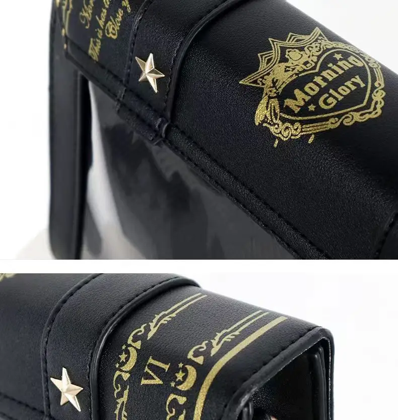 Anime Cosplay Magic Grimoire Rucksack Niedliche transparente Umhängetasche für Frauen Große Kapazität Studenten-Büchertasche für den täglichen Gebrauch – Detail 20