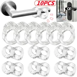 PVC Handles Door Stoppers Door Wall Protector Door Handle Buffer Anti-Collision Wall Cabinet Protection Pad Doors Ring Stoppers