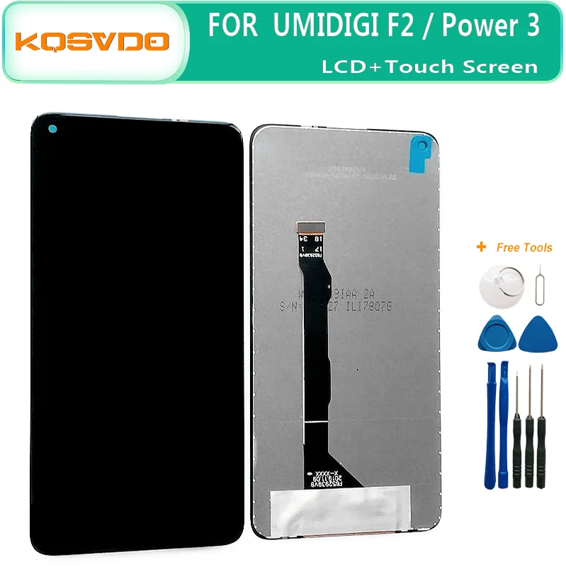 Original 6.53 inch For UMIDIGI F2 / Power 3 LCD&Touch Screen Digitizer Display module Perfect Replacement Parts