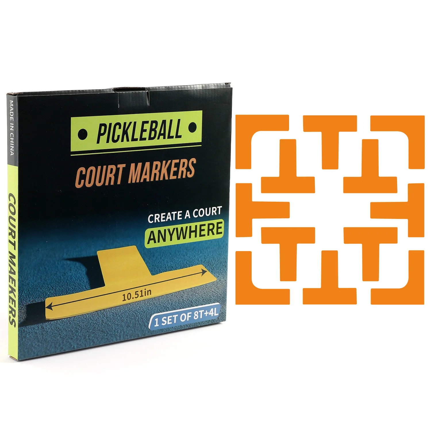 

Спортивный маркер для пиклбола, простые в использовании аксессуары для пиклбола, маркер для тренировок с линиями спортивного корта